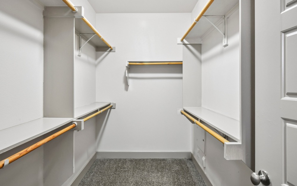 A12 - 1 bedroom floorplan layout with 1 bathroom and 898 square feet (Closet
, 2D)